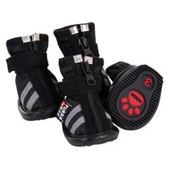 Rukka Step batai šunims, 4 dydis, juodi, 4 vnt kaina ir informacija | Drabužiai šunims | pigu.lt