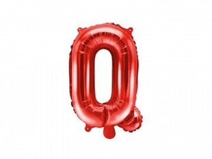 Folinis balionas Raidė Q 35 cm, raudonas цена и информация | Шарики | pigu.lt