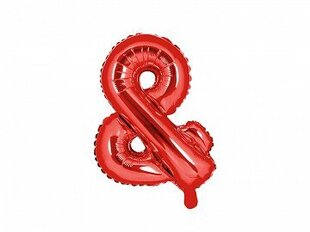 Folinis balionas Raidė & 35 cm, raudonas цена и информация | Шарики | pigu.lt