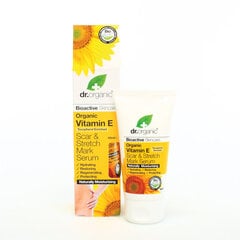 Serumas nuo strijų Dr. Organic Vitamin E, 50 ml kaina ir informacija | Anticeliulitinės, stangrinamosios priemonės | pigu.lt