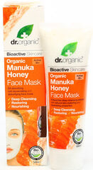 Dr.Organic Маска для лица с органическим медом Манука, 125 мл цена и информация | Маски для лица, патчи для глаз | pigu.lt