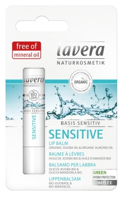 Lūpų balzamas Lavera Basis Sensitive 4.5 g