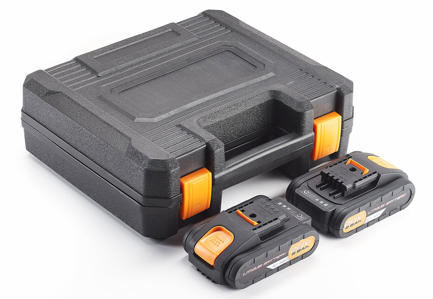 Akumuliatorinis gręžtuvas su 2 baterijomis kaina ir informacija | Suktuvai, gręžtuvai | pigu.lt