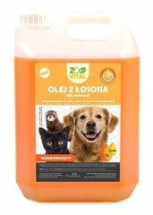 Lašišų aliejus šunims ir katėms, Omega-3 5L kaina ir informacija | Vitaminai, papildai, antiparazitinės priemonės šunims | pigu.lt