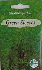 Укроп Green Sleeves, 2 шт. цена и информация | Семена овощей, ягод | pigu.lt