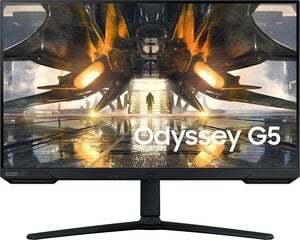 MONITOR Samsung Odyssey G52A 81.3 cm (32") 2560 x 1440 pixels Quad HD LED Black цена и информация | Мониторы | pigu.lt