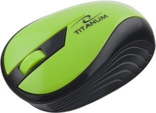 Titanum TM114G, зеленый цена и информация | Мыши | pigu.lt