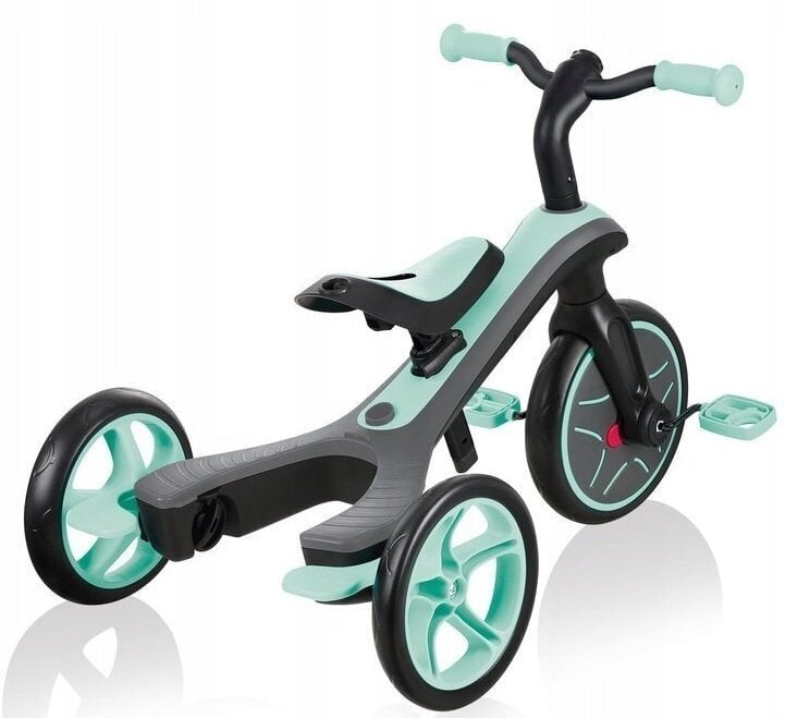 Triratukas Globber Trike Explorer 4in1, mėtinės spalvos цена и информация | Triratukai | pigu.lt