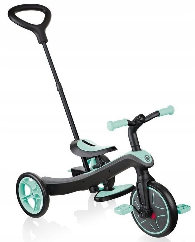 Triratukas Globber Trike Explorer 4in1, mėtinės spalvos цена и информация | Triratukai | pigu.lt