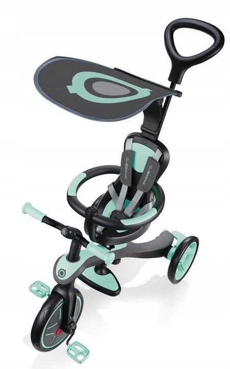 Triratukas Globber Trike Explorer 4in1, mėtinės spalvos цена и информация | Triratukai | pigu.lt