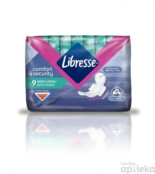 Higieniniai paketai Libresse, 9 vnt. kaina ir informacija | Tamponai, higieniniai paketai, įklotai | pigu.lt