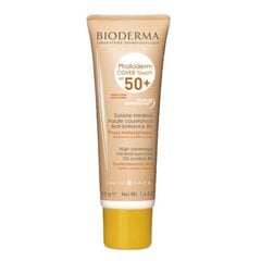 Солнцезащитный крем с легким оттенком BIODERMA Photoderm COVER Touch SPF50 +, 40 г цена и информация | Пудры, базы под макияж | pigu.lt