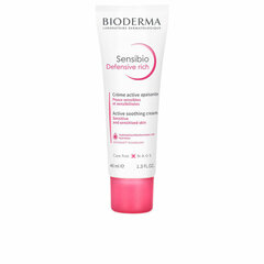 Raminamasis kremas jautriai ir sausai veido odai Bioderma Sensibio Defensive Rich Cream Sensitive Skin, 40 ml kaina ir informacija | Veido kremai | pigu.lt