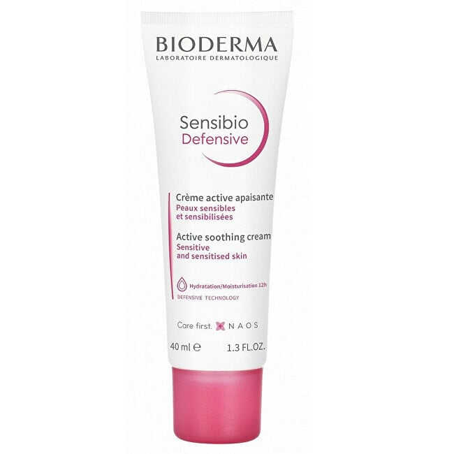 Raminamasis odos kremas Sensibio Defensive Active Soothing Cream 40 ml kaina ir informacija | Veido kremai | pigu.lt