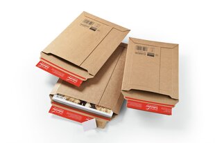Labai tvirti gofruoto kartono vokai CP010, 235 mm x 340 mm, 20vnt цена и информация | Конверты, открытки | pigu.lt