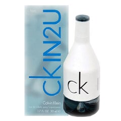 Tualetinis vanduo Calvin Klein CK IN2U Him EDT vyrams 50 ml kaina ir informacija | Kvepalai vyrams | pigu.lt