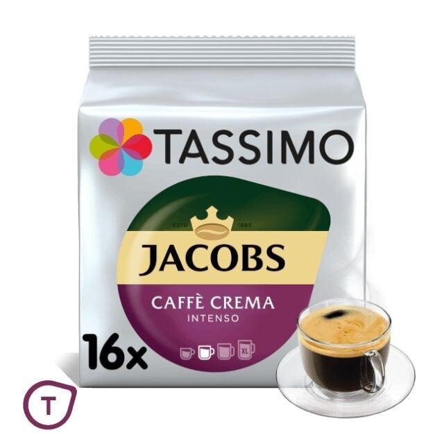 Jacobs Caffé Crema Intenso Tassimo kapsulės 16vnt. цена и информация | Kava, kakava | pigu.lt