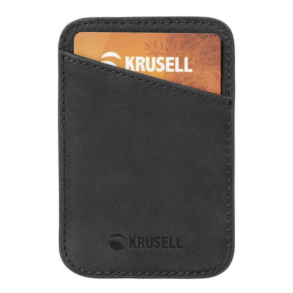 Krusell Magnetic Card Holder for Apple iPhone 12/13 kaina ir informacija | Telefono dėklai | pigu.lt