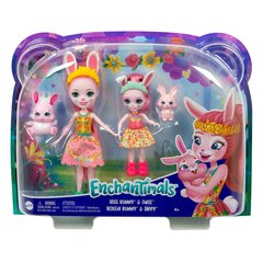 Набор игровой Enchantimals Сестрички с питомцами Бри и Беделия Кроля HCF84 цена и информация | Игрушки для девочек | pigu.lt