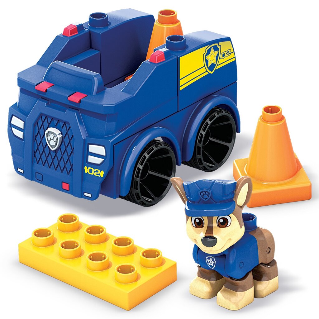 Konstruktorius Mega Bloks, Paw Patrol Chase'S Patrol Car kaina ir informacija | Žaislai berniukams | pigu.lt