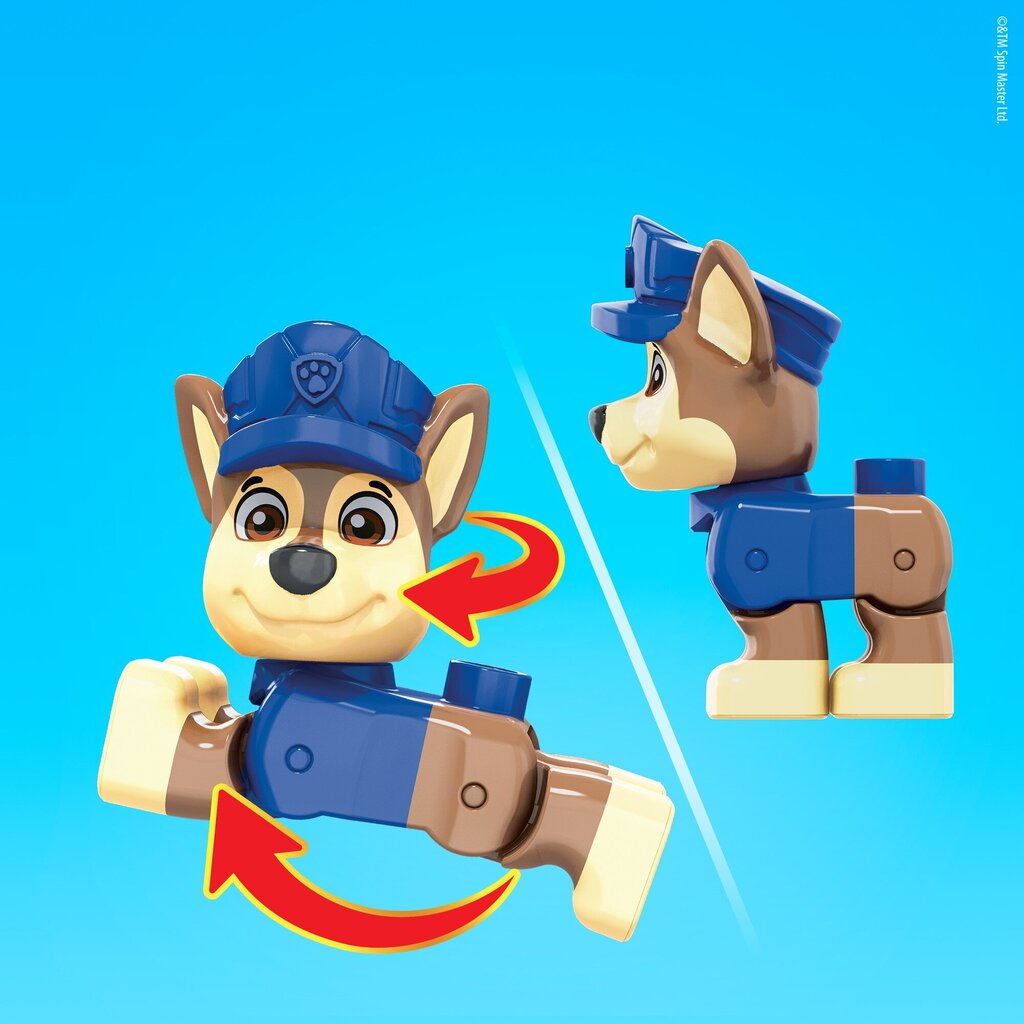 Konstruktorius Mega Bloks, Paw Patrol Chase'S Patrol Car kaina ir informacija | Žaislai berniukams | pigu.lt