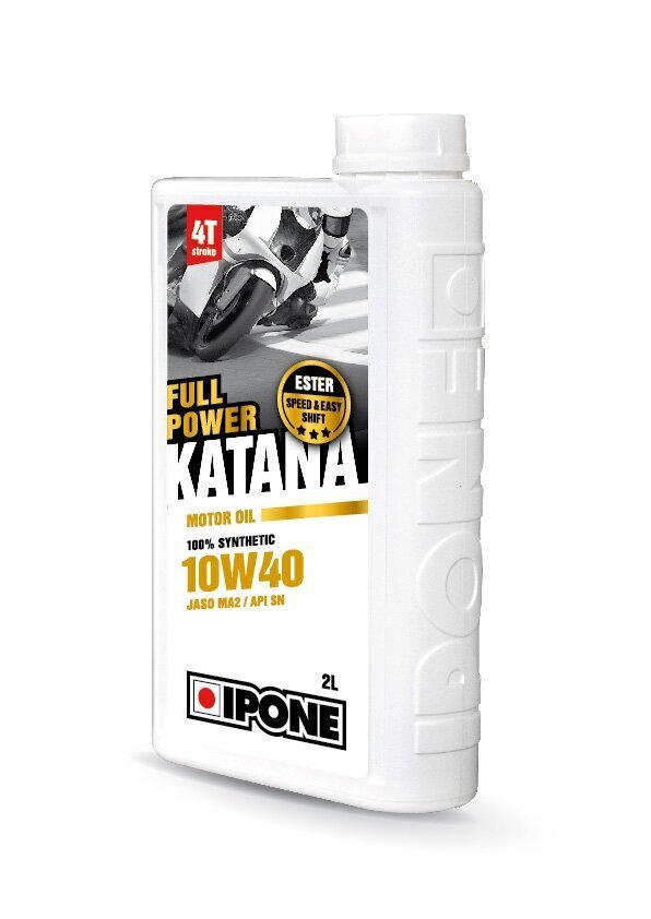 Sintetinė Alyva 4-takčiams varikliams Ipone Full Power Katana, 800360, 10W40, 2 l kaina ir informacija | Moto alyvos | pigu.lt