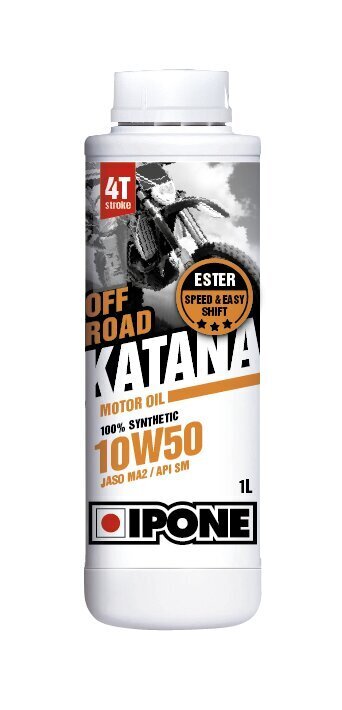 Sintetinė Alyva 4-takčiams varikliams Ipone Katana off Road, 800015, 10W50, 1 l kaina ir informacija | Moto alyvos | pigu.lt