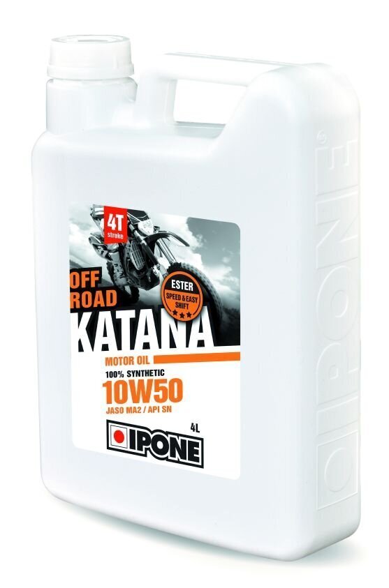 Sintetinė Alyva 4-takčiams varikliams Ipone Katana off Road, 800016, 10W50, 4 l kaina ir informacija | Moto alyvos | pigu.lt