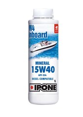 Mineralinė vandens transporto 4T variklių alyva Ipone M4 Inboard, 800578, 15W40, 1 l цена и информация | Мотомасла | pigu.lt