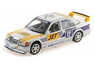 MERCEDES-BENZ 190E 2.5-16 EVO 1 TEAM MS-JET-RACING OMMEN DTM 1990 1:18 MINICHAMPS 155903617 цена и информация | Коллекционные модели автомобилей | pigu.lt