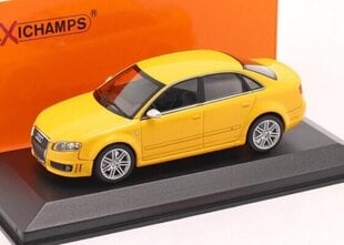 Audi RS4 - 2004 - Yellow 1:43 Maxichamps 940014600 kaina ir informacija | Kolekciniai modeliukai | pigu.lt
