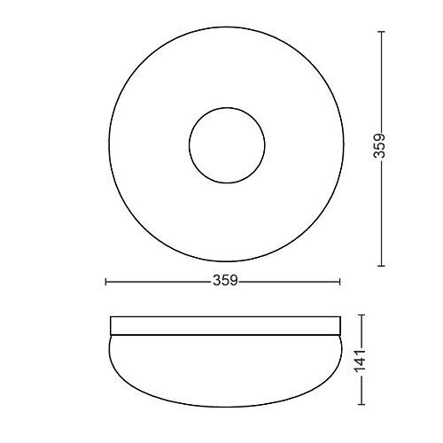 Philips Hue lubinis šviestuvas Flourish kaina ir informacija | Lubiniai šviestuvai | pigu.lt