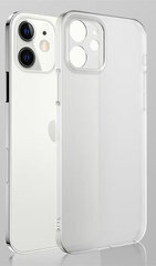 Dėklas telefonui Matte Crystal Skyfall Glass case (integrated tempered glass) Soundberry skirtas Apple iPhone 12 baltas kaina ir informacija | Telefono dėklai | pigu.lt