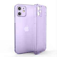 Dėklas telefonui Matte Purple Skyfall Glass case (integrated tempered glass) Soundberry skirtas Apple iPhone 12 Pro violetinė kaina ir informacija | Telefono dėklai | pigu.lt