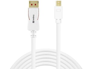 Sandberg Mini DisplayPort/DisplayPort, 2 m цена и информация | Кабели и провода | pigu.lt