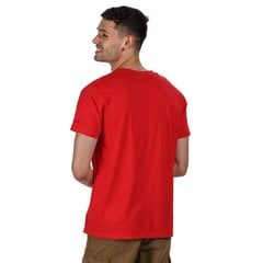 Marškinėliai vyrams Regatta Cline IV, raudoni kaina ir informacija | Vyriški marškinėliai | pigu.lt