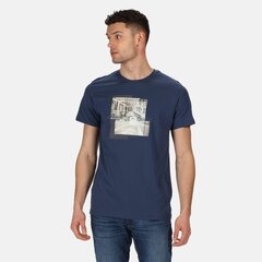 Marškinėliai vyrams Regatta Cline IV, mėlyni kaina ir informacija | Vyriški marškinėliai | pigu.lt