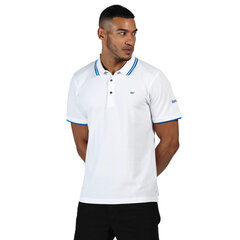 Polo marškinėliai vyrams Regatta Talcott II, balti цена и информация | Мужские футболки | pigu.lt