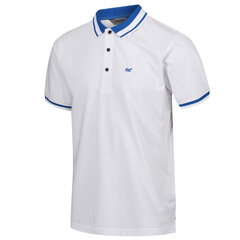 Polo marškinėliai vyrams Regatta Talcott II, balti цена и информация | Мужские футболки | pigu.lt