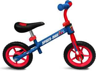 Balansinis dviratukas Skids Control Spider-Man 10'', raudonas/mėlynas kaina ir informacija | Balansiniai dviratukai | pigu.lt