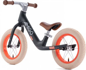 Balansinis dviratukas Amigo Volt 12'', pilkas kaina ir informacija | Balansiniai dviratukai | pigu.lt