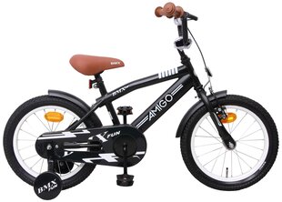 Vaikiškas dviratis Amigo BMX Fun, 16”, juodas kaina ir informacija | Dviračiai | pigu.lt