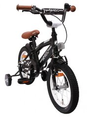 Vaikiškas BMX dviratis Amigo BMX Fun 14'' 21 cm, matinė juoda kaina ir informacija | Dviračiai | pigu.lt