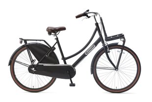 Велосипед для девочек Popal Daily Dutch Basic+ 26" 46 см, матовый черный цена и информация | Велосипеды | pigu.lt