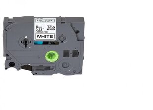 Brother TZe-211 TZe211 Label Tape Dore compatible, juoda ir balta kaina ir informacija | Spausdintuvų priedai | pigu.lt