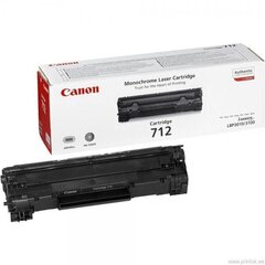 Canon 712 CRG-712 1870B002, juoda kaina ir informacija | Kasetės lazeriniams spausdintuvams | pigu.lt