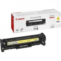 Canon 718 2659B002, geltona kaina ir informacija | Kasetės lazeriniams spausdintuvams | pigu.lt