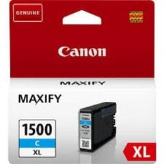 Canon ink cartridge PGI-1500XLC 9193B001, mėlyna kaina ir informacija | Kasetės rašaliniams spausdintuvams | pigu.lt