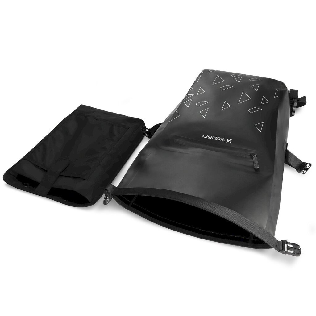 Dviračio krepšys Wozinsky 2in1, WBB31BK, 23 l, juodas kaina ir informacija | Krepšiai, telefonų laikikliai | pigu.lt