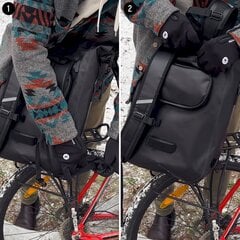 Wozinsky waterproof backpack bike bag 2in1 23l black (WBB31BK) цена и информация | Сумки, держатели для телефонов | pigu.lt